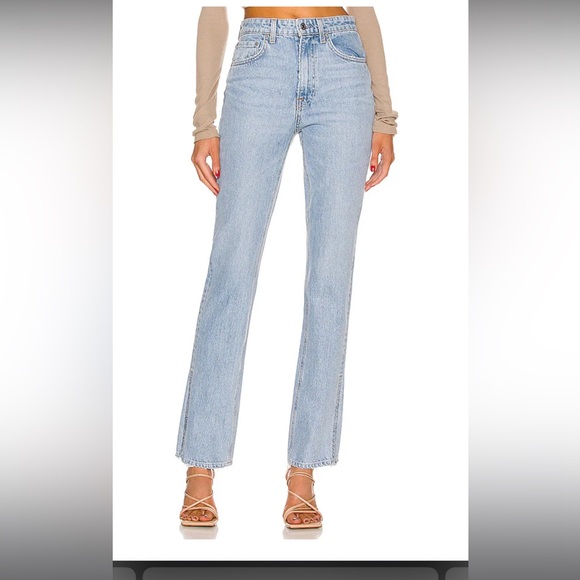 GRLFRND ‘The Harlow’ High Rise Boot Slit Jeans in Hudson Yards - Picture 2 of 8